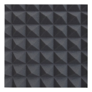 Acoustical Foam: Studio Sound Dampening Faux Canvas Print