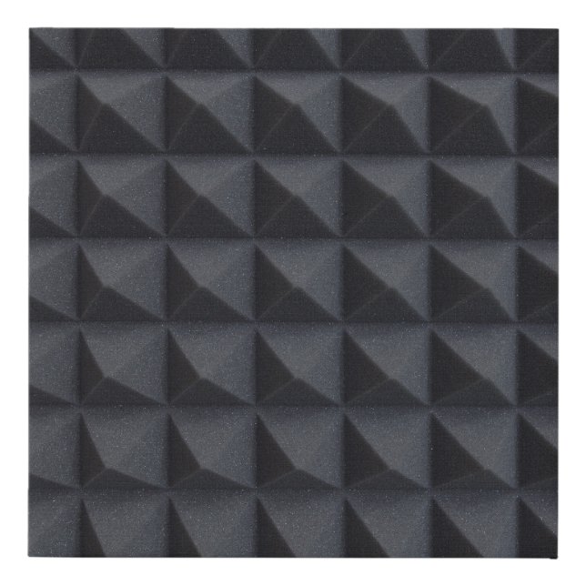 Acoustical Foam: Studio Sound Dampening Faux Canvas Print (Front)