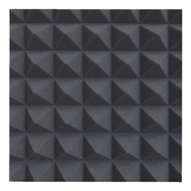 Acoustical Foam: Studio Sound Dampening Faux Canvas Print (Front)