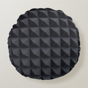 Acoustical Foam: Studio Sound Dampening Round Pillow