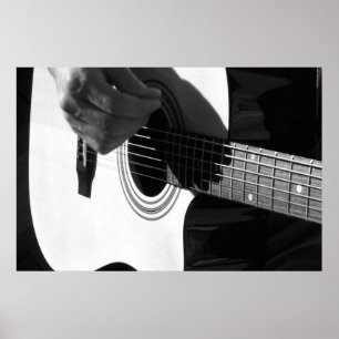 Acoustical Guitar Poster