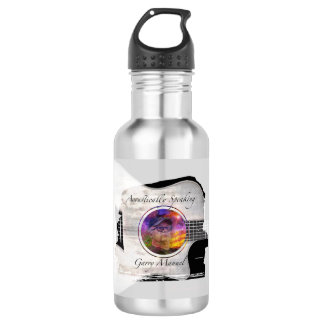 Acoustically Speaking - Garry Manuel - Water Bottl Stainless Steel Water Bottle
