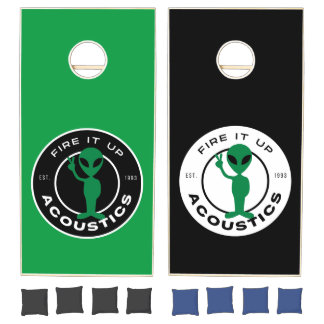Acoustics Alien Cornhole Set