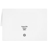 Acqua Alta in Venice Cards (Back Horizontal)
