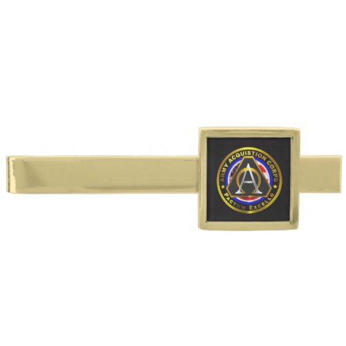 Acquisition Corps Gold Finish Tie Bar