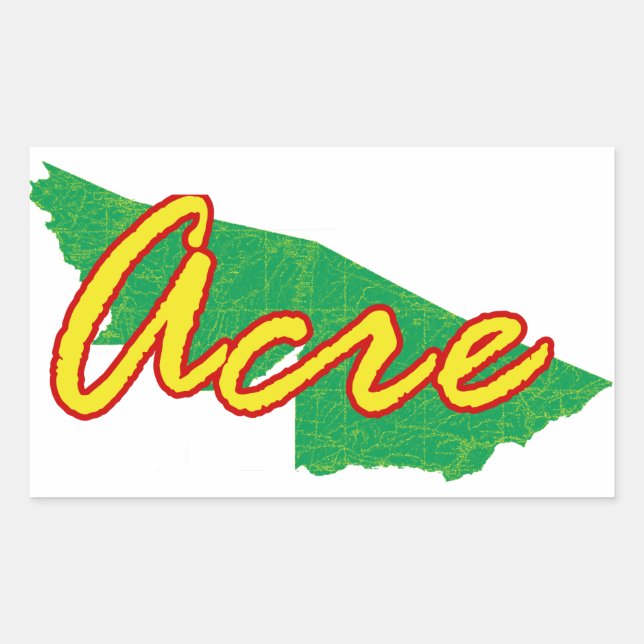 Acre Rectangular Sticker (Front)