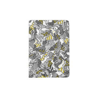Acrid State of Mind Pattern Passport Holder