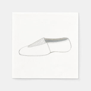 Acro Acrobatics Gymnast Dance Shoe Birthday Party Napkins