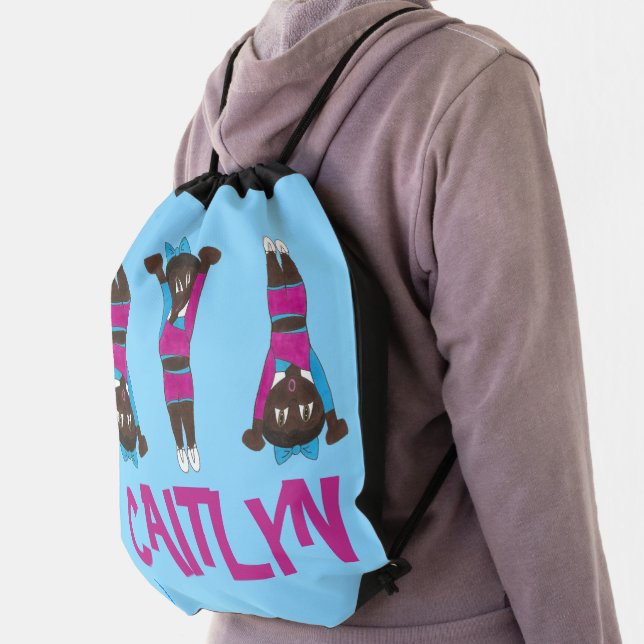 Acro Acrobatics Gymnast Tumbling Acrobat Dance Drawstring Bag (Insitu)