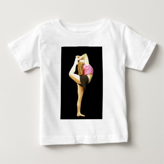 acro girl baby T-Shirt (Front)