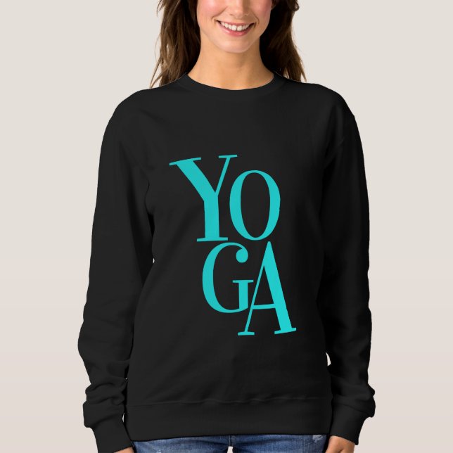 Acro Vinyasa Hatha Yoga Namasté Meditation Mandala Sweatshirt (Front)