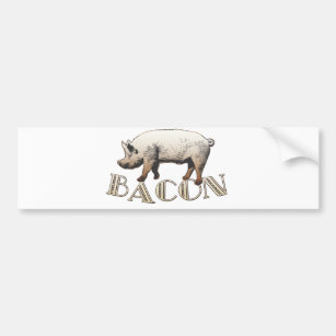 Acrobat BACON Pig Bumper Sticker