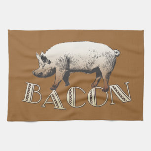 Acrobat BACON Pig Towel