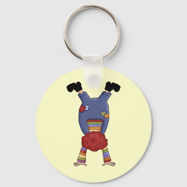 Acrobat Circus Clown Keychain (Front)