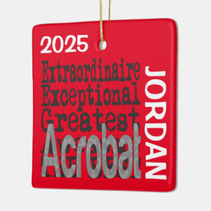 Acrobat Extraordinaire CUSTOM Ceramic Ornament