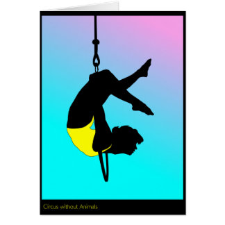 Acrobat of contemporary circus cards