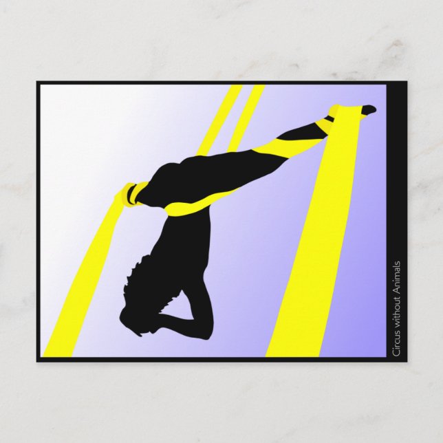 Acrobat of contemporary circus postcard (Front)