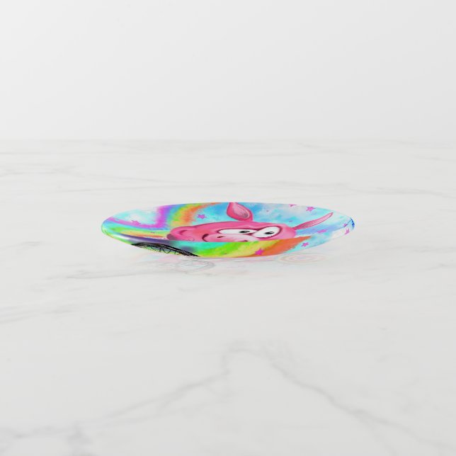 Acrobat Pig Trinket Tray (Angled)