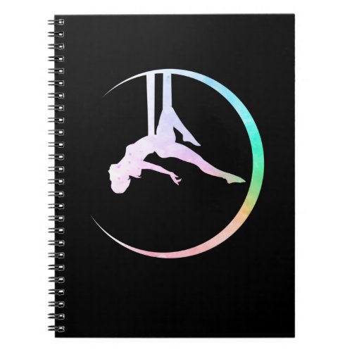 Acrobatic Aerialist Moon Aerial Artist Notebook
