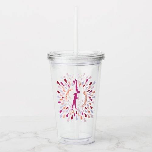 Acrobatic Gymnastics Acrylic Tumbler