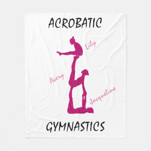 Acrobatic Gymnastics Blanket w/ Up to 3 names!
