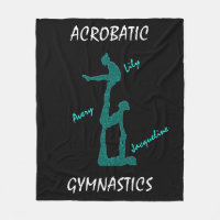 Acrobatic Gymnastics Blanket w/ Up to 3 names!