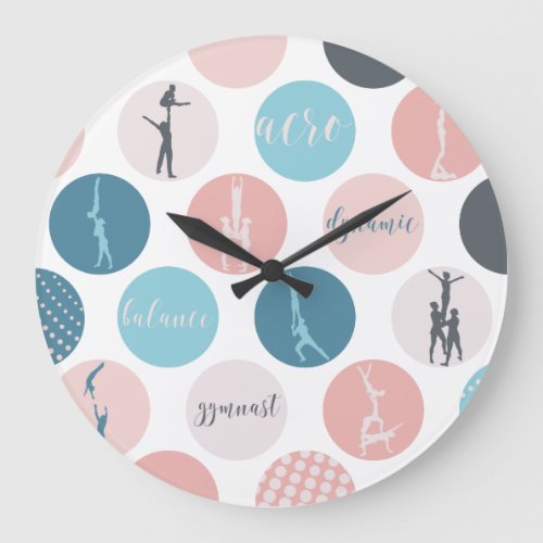 Acrobatic Gymnastics Dot Clock