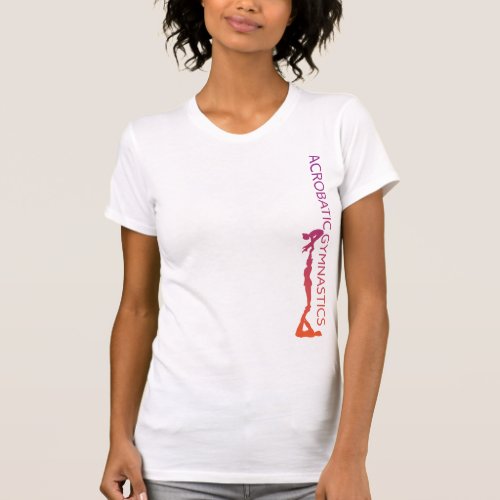 Acrobatic Gymnastics Ombre T_Shirt