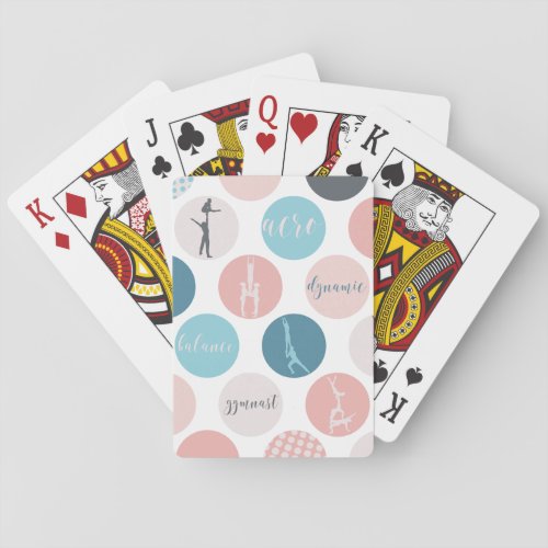 Acrobatic Gymnastics Playing Cards