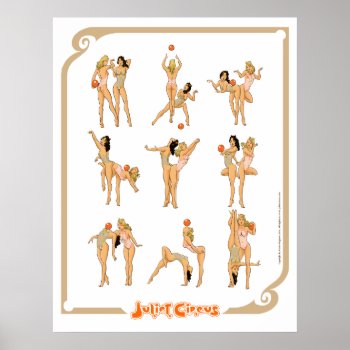 Acrobatic Sequence Juliet Circus Poster by JulietCircus at Zazzle