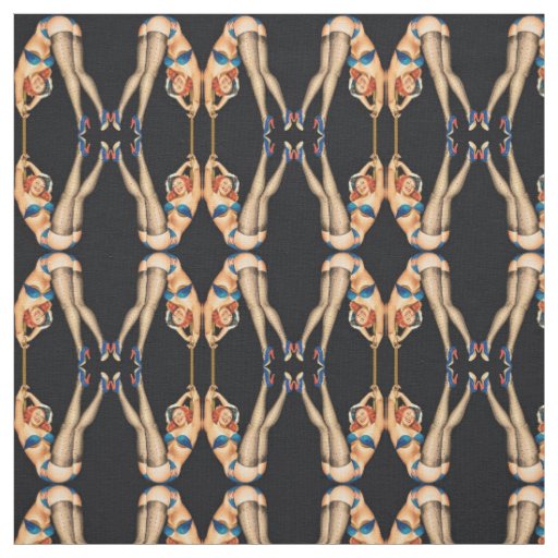 Acrobatic Vintage Pinups Thunder_Cove  Fabric