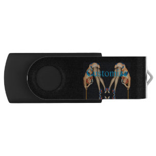 Acrobatic Vintage Pinups Thunder_Cove Flash Drive