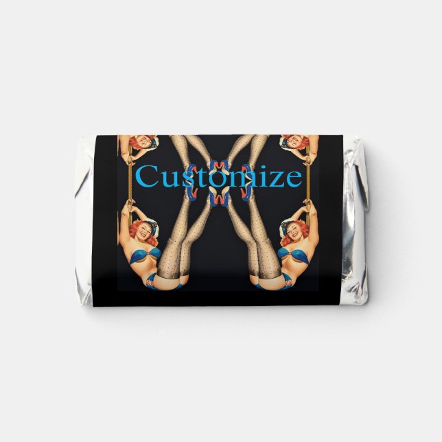 Acrobatic Vintage Pinups Thunder_Cove Hershey's Miniatures (Front)