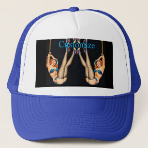 Acrobatic Vintage Pinups Thunder_Cove  Trucker Hat