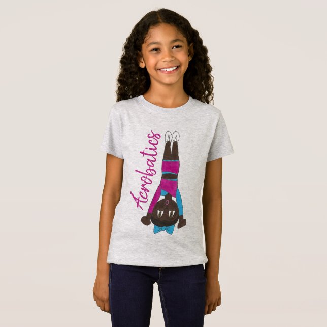 Acrobatics Acro Dancer Tumbling Acrobat Gymnast T-Shirt (Front Full)