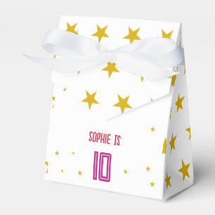 Acrobatics and gymnastics sport girl birthday favor boxes