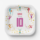 Acrobatics and gymnastics sport girl birthday