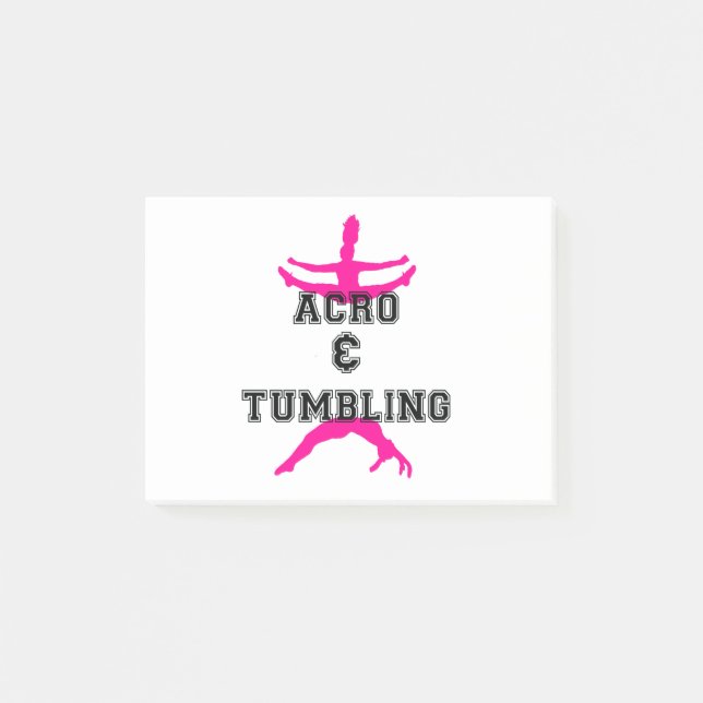 Acrobatics and Tumbling Post-it Notes (Front)