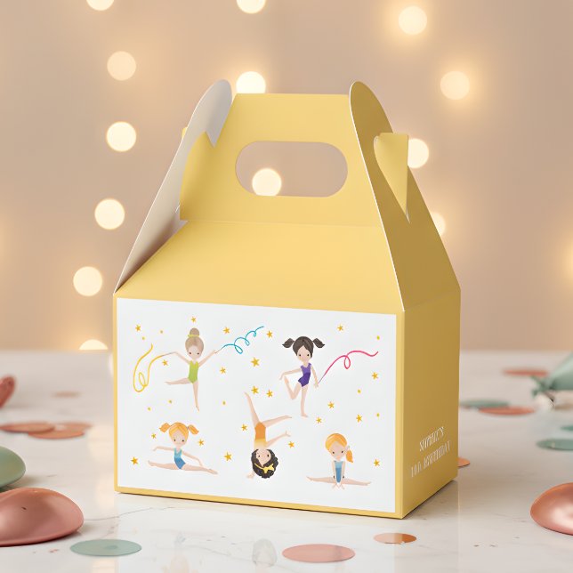 Acrobatics fun birthday kids  favor boxes (Creator Uploaded)
