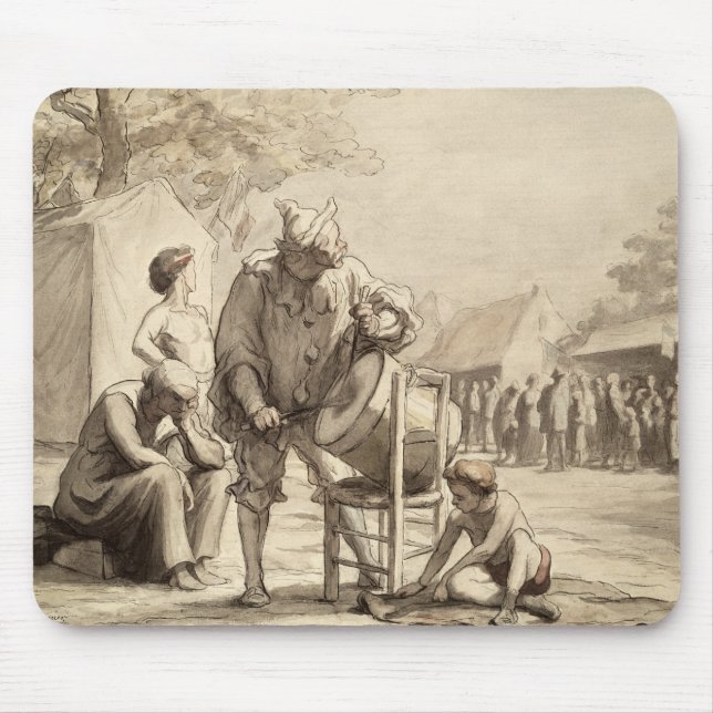Acrobats at the Fair c.1865-69 Mouse Pad (Front)