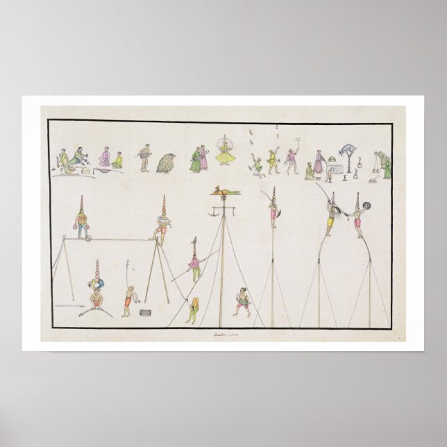 Acrobats, Jugglers, Impersonators, Entertainers fr Poster (Front)