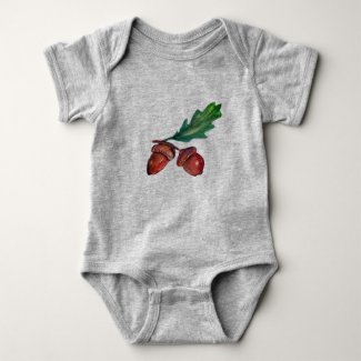 Acrons Drawing  Baby Jersey Bodysuit
