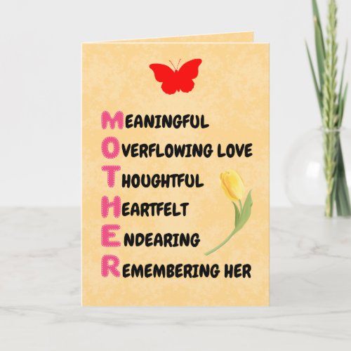 Acronym for Mothers Day Gifts Greeting cards