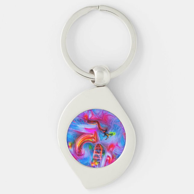 Acrophobia  keychain (Front)