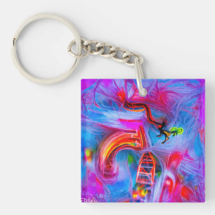 Acrophobia keychain
