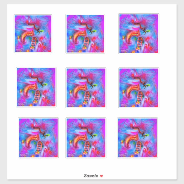 Acrophobia  sticker (Sheet)