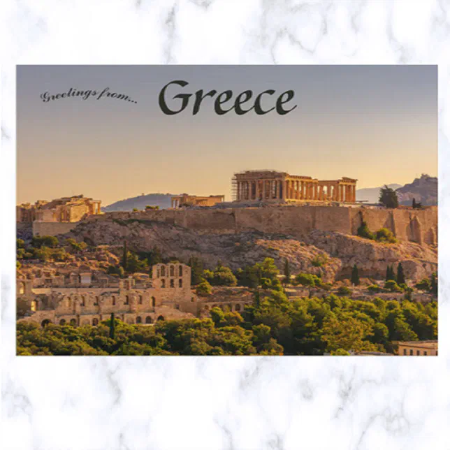 Acropolis Athens Greece Postcard | Zazzle