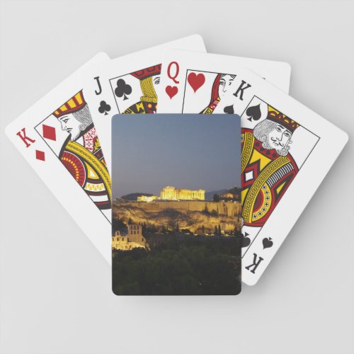 Acropolis  Athens Poker Cards