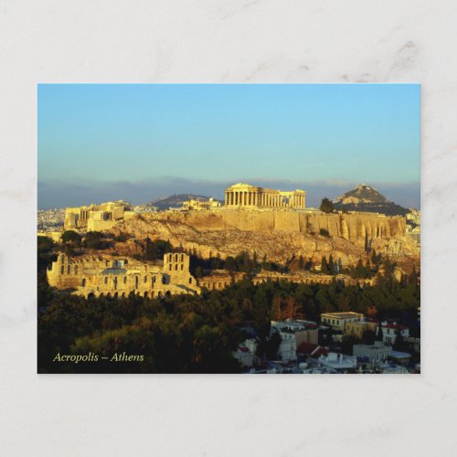 Acropolis â Athens Postcard