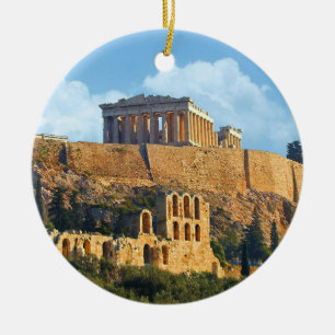Acropolis Ceramic Ornament